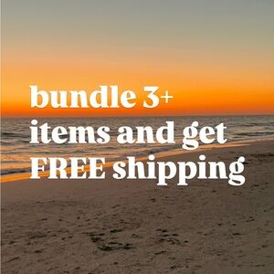 Bundle Offer: Free Shipping on 3+ Items